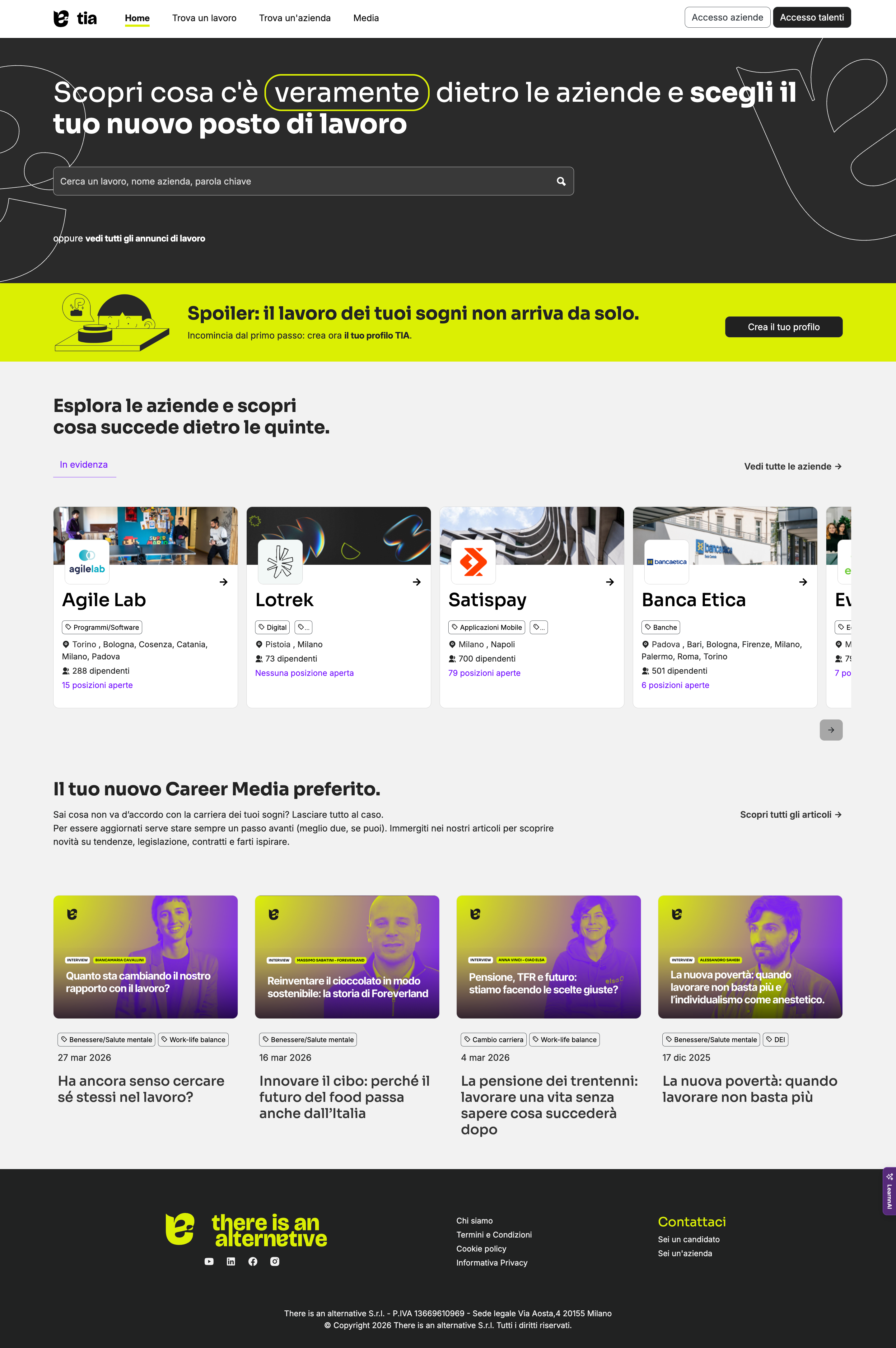 There Is An Alternative — Home page