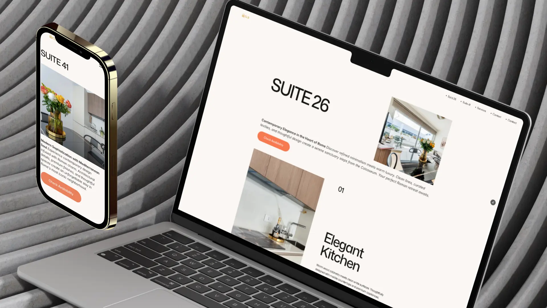 Mockup — Pagine /suite-26 e /suite-41