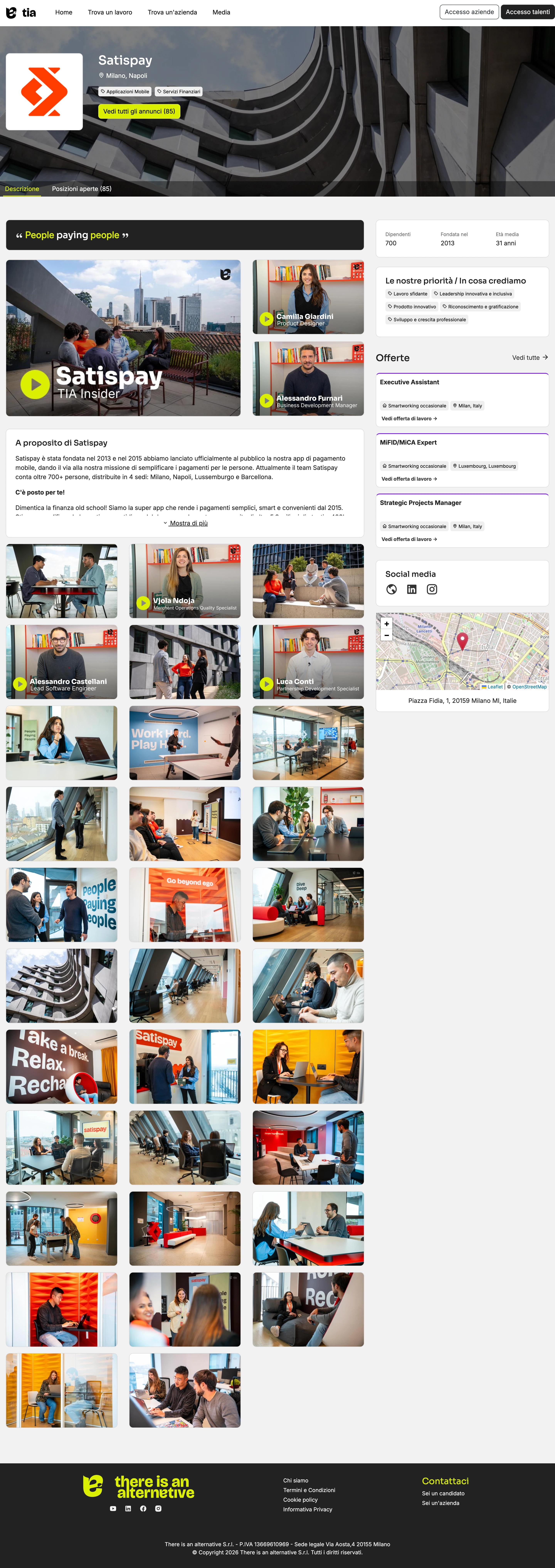 TIA — Company page